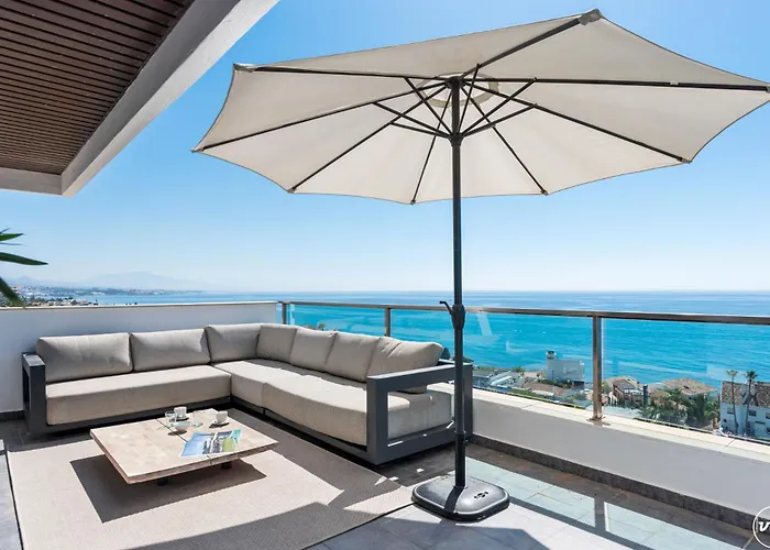 Vivi Homes - Casa Skye Pool, Terrace&sea View * Estepona